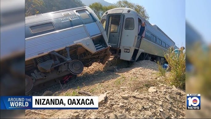 Train Derails in Southern Mexico, Leaving 13 Dead and Dozens Injured