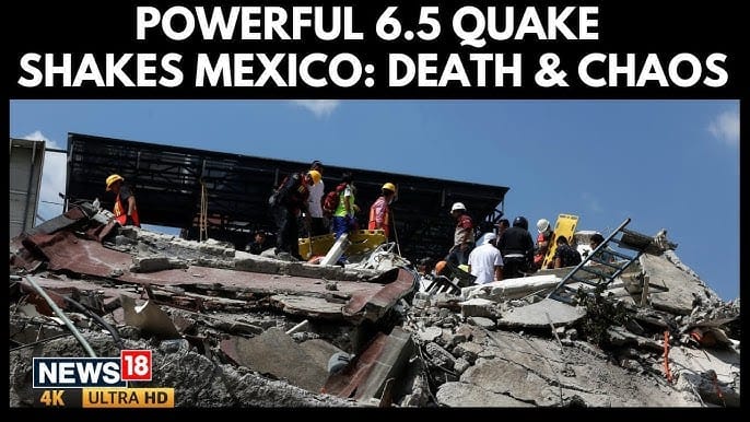 Powerful Earthquake Strikes Southern and Central Mexico
