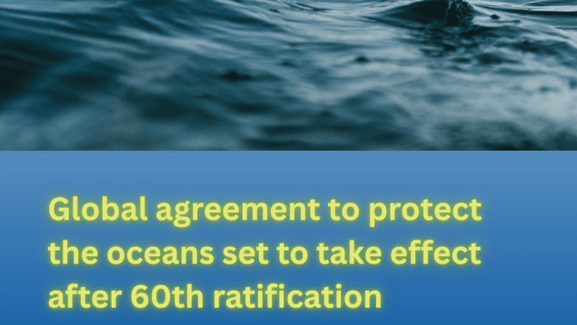 International Treaty for Marine Protection Takes Effect