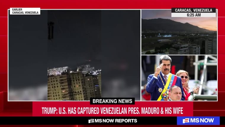 United States Captures Maduro in Military Operation
