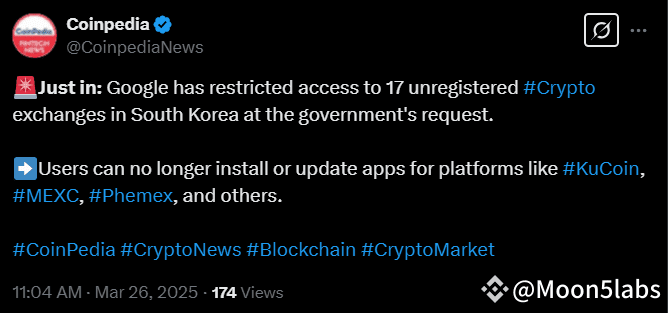 Google Play Changes Affect Crypto Exchange Access in South Korea