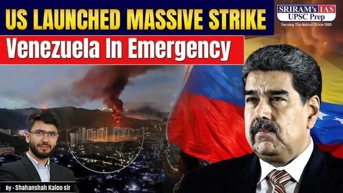 U.S. Launches Massive Attack on Venezuela, Capturing Maduro