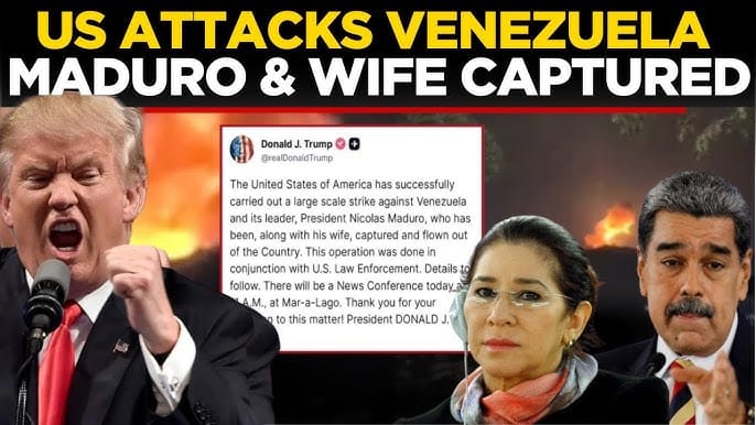 U.S. Successfully Captures Venezuelan President Maduro