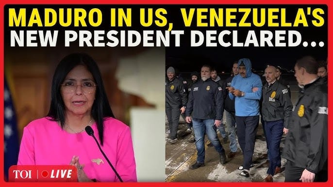 Delcy Rodriguez Takes Office as Interim President of Venezuela Amid Crisis