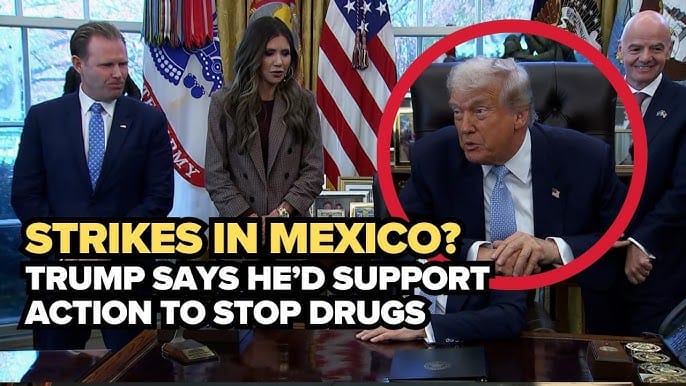 Trump Suggests Military Intervention in Colombia and Mexico