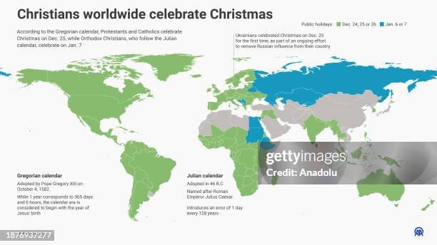 Orthodox Christians Celebrate Christmas Worldwide