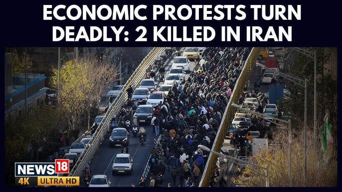 Two Killed Amid Protester Clashes with Security Forces in Iran