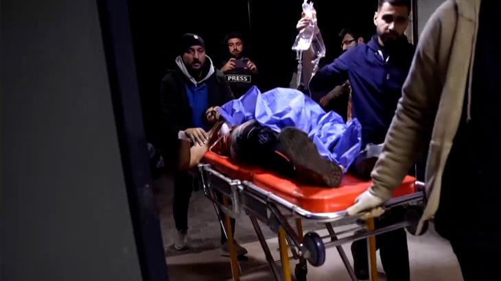 Civilians Transported to Hospital Amid Intense Artillery Fire in Aleppo