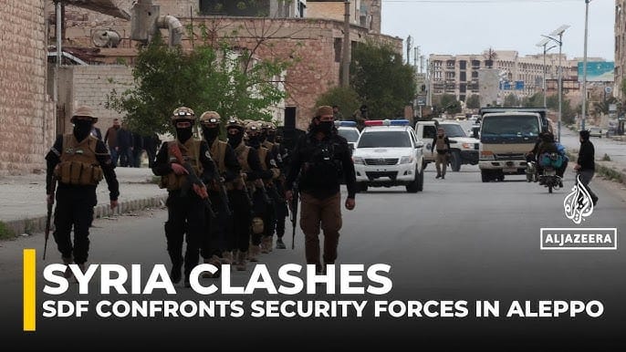 Violent Clashes Erupt in Aleppo After Stalled SDF Negotiations