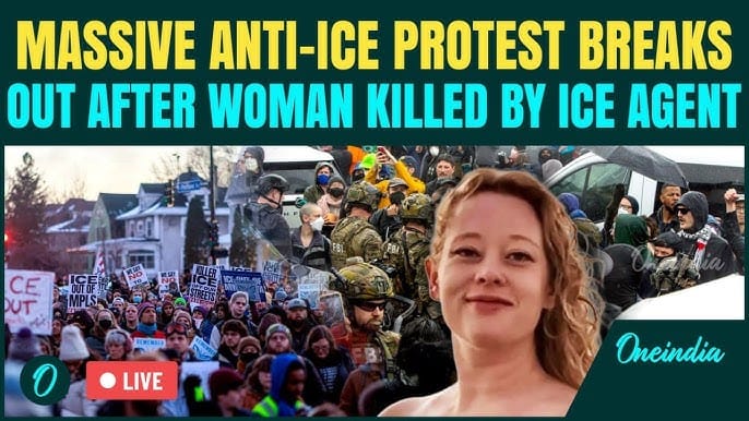 Mass Protests Erupt in the US After ICE Agent Kills Woman