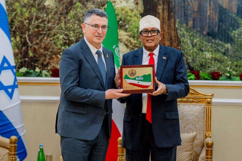 Somalia's Defense Minister Accuses Israel of Plans to Relocate Palestinians to Somaliland