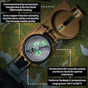 The Map Reading Company Unveils New Inductive-Damped Compass