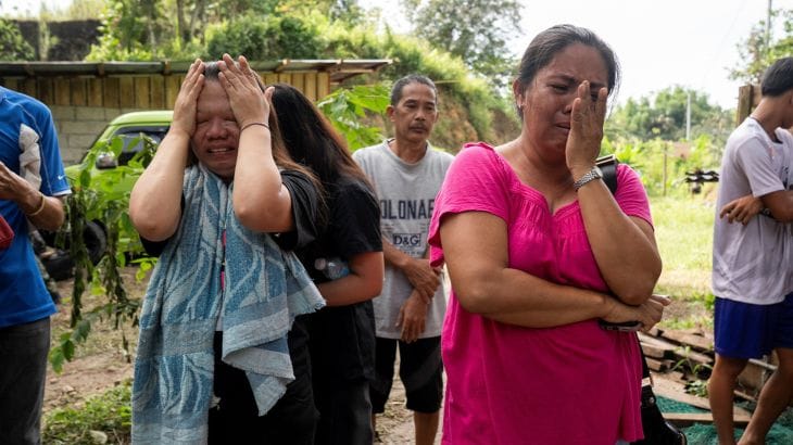 Families Hope for Miracle After Landslide in the Philippines
