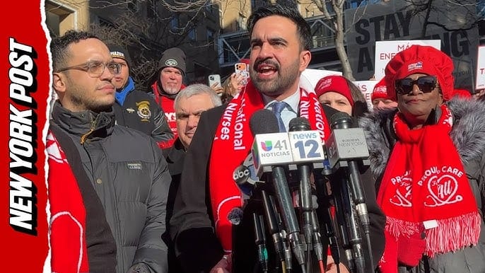 Mamdani Supports Striking Nurses in New York, Criticizes Hospital Directors' Salaries