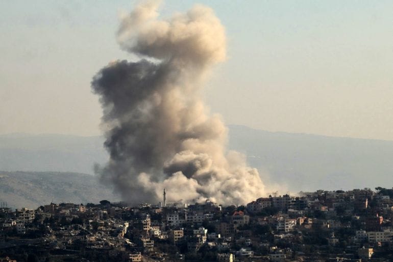 Israeli Airstrikes Kill Two in Lebanon Amid UN Reports of Drone Attack