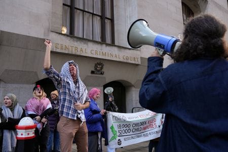 Five Pro-Palestinian Activists Plead Not Guilty to Charges of Entering UK Military Base